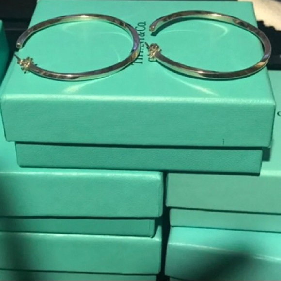 🚫SOLD🚫Retired Tiffany & Co Large Twist Earrings - Picture 2 of 5